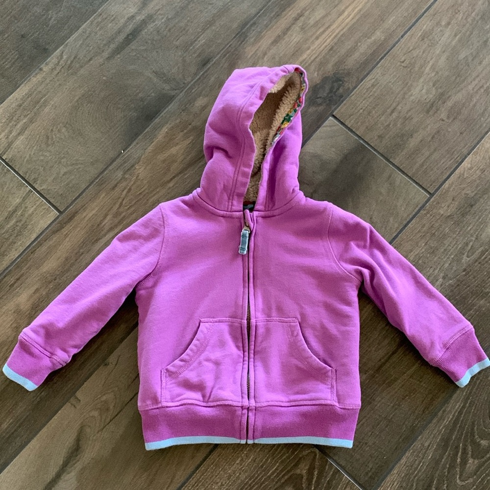 2-3Y boden zip sweatshirt